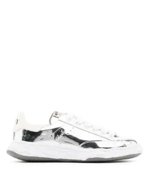 Maison MIHARA YASUHIRO チャールズ レースアップ メタリックスニーカー - サムネイル1