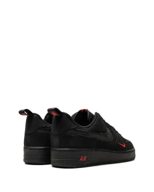 Nike エアフォース1 ロー マルチスウッシュ ブラック/クリムゾン スニーカー - サムネイル4