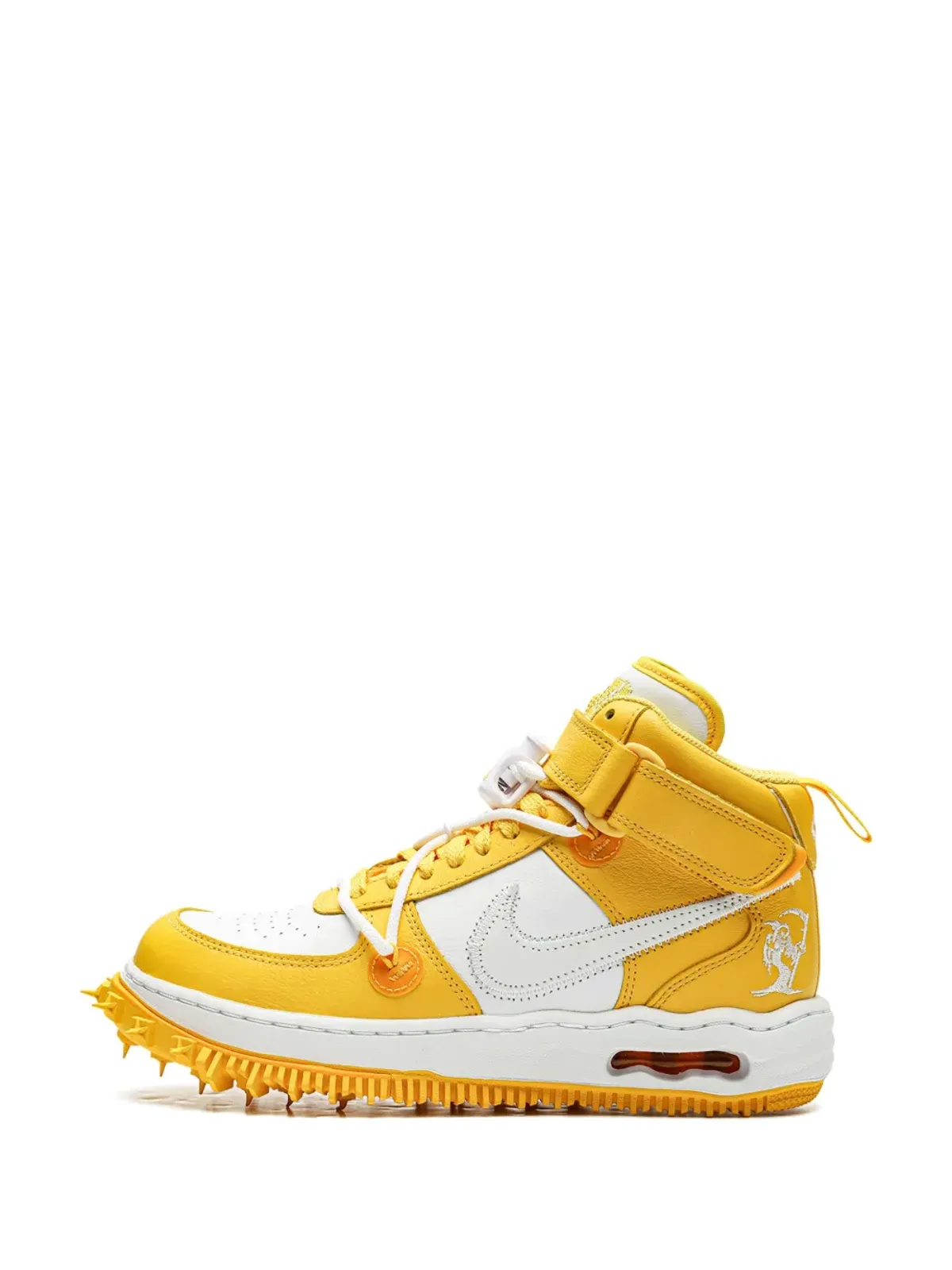 Nike エアフォース1ミッド Off-White Varsity Maize スニーカー - 画像5