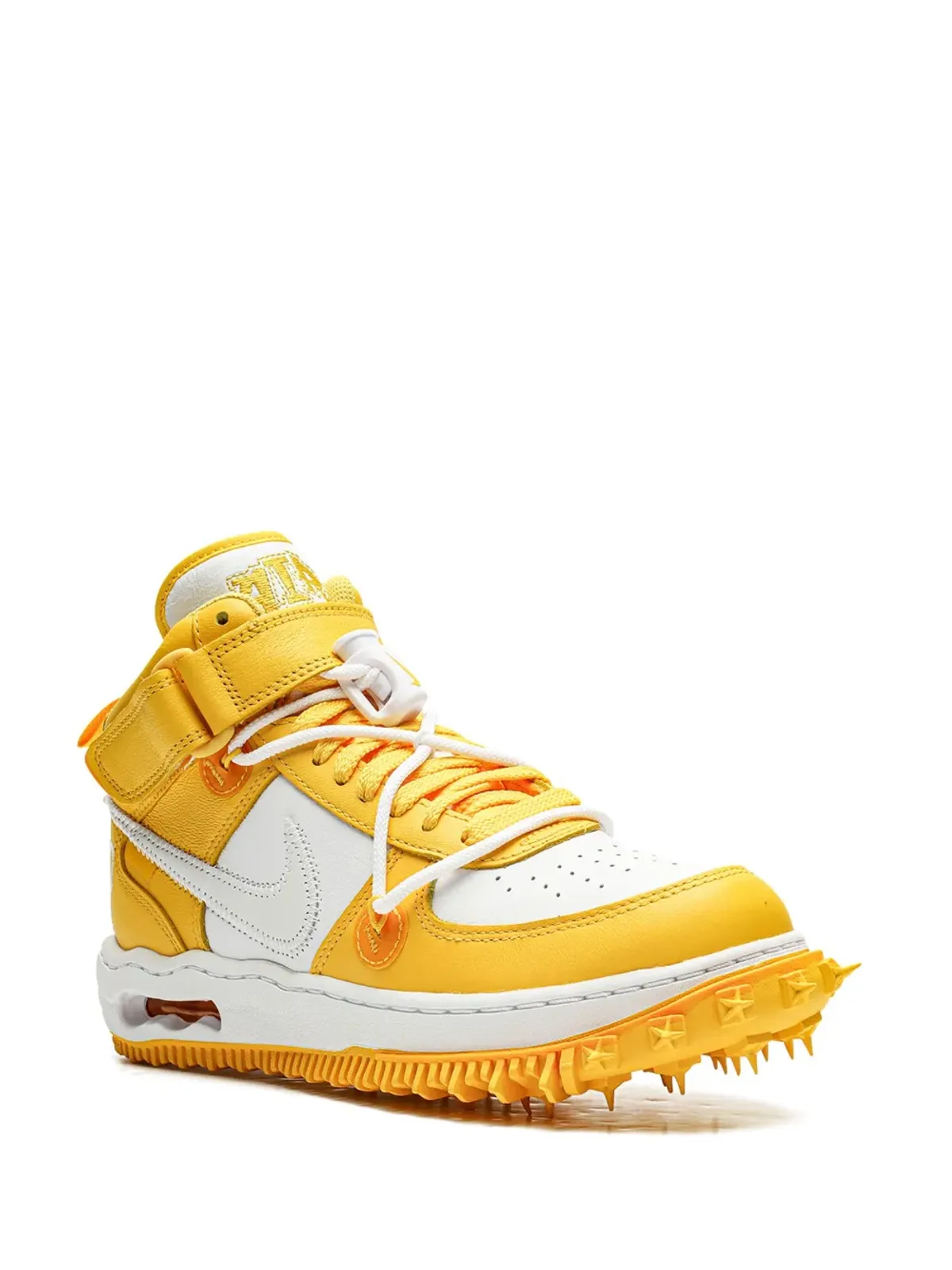 Nike エアフォース1ミッド Off-White Varsity Maize スニーカー - 画像2