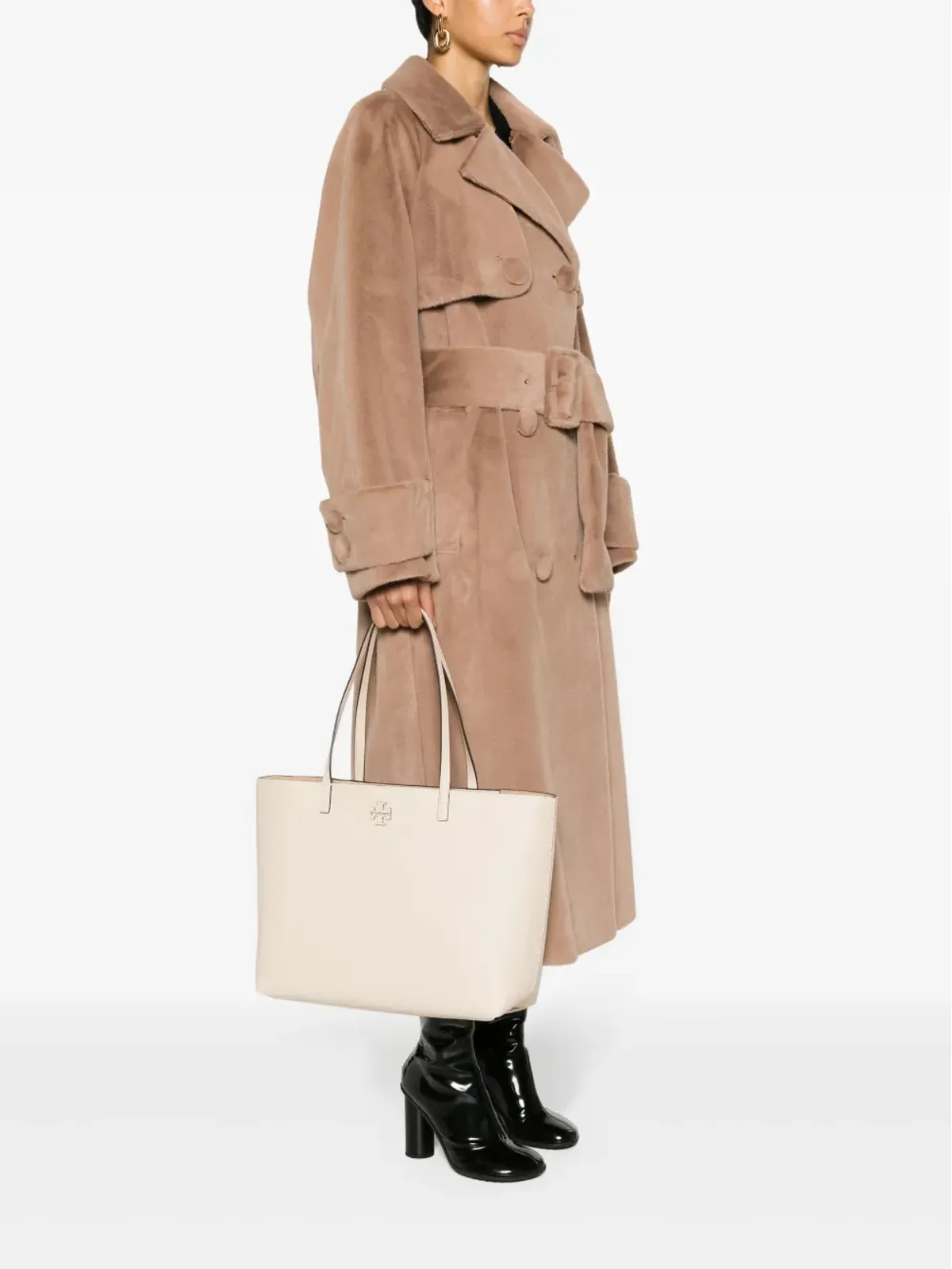 Tory Burch McGraw Double-T トートバッグ - ネュートラル - 画像2