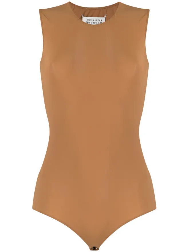 Maison Margiela Maison Margiela ボディスーツ ラウンドネック ブラウンの商品画像