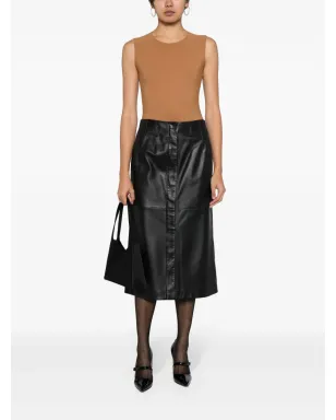Maison Margiela ボディスーツ ラウンドネック ブラウン - サムネイル2
