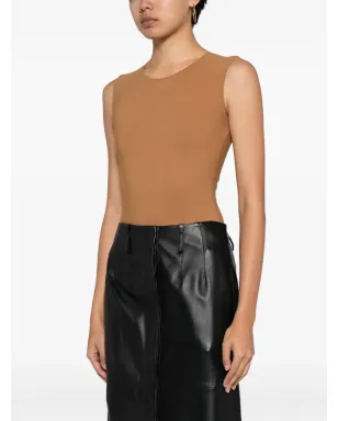 Maison Margiela ボディスーツ ラウンドネック ブラウン - サムネイル3
