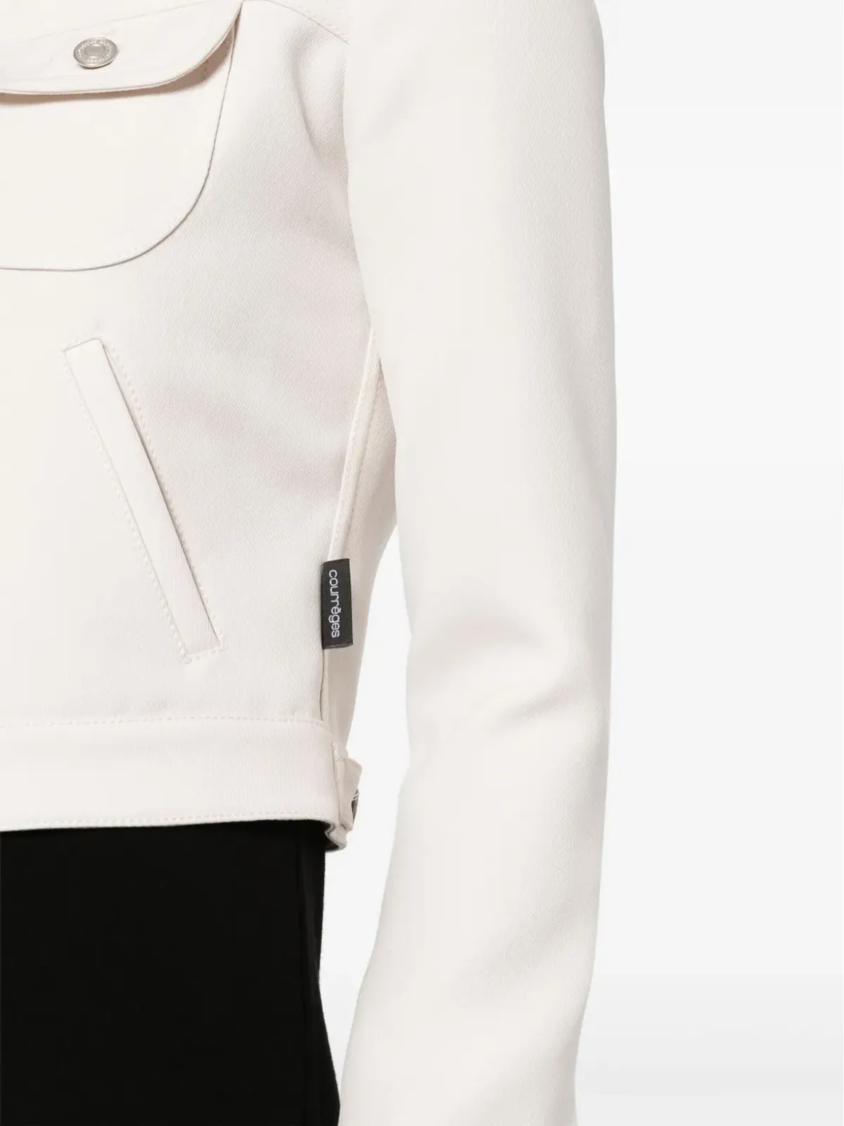 Courrèges クロップドデニムジャケット - 画像5