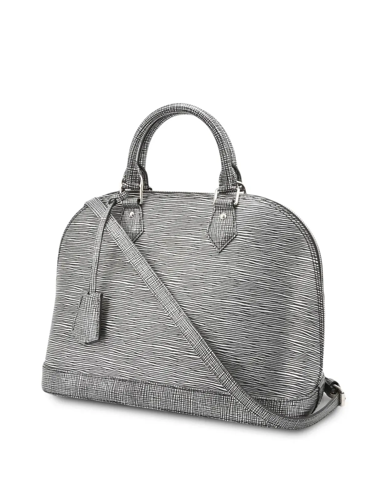 Louis Vuitton ビンテージ Épi ミディアム アルマ 2ウェイ バッグ シルバー - 画像5