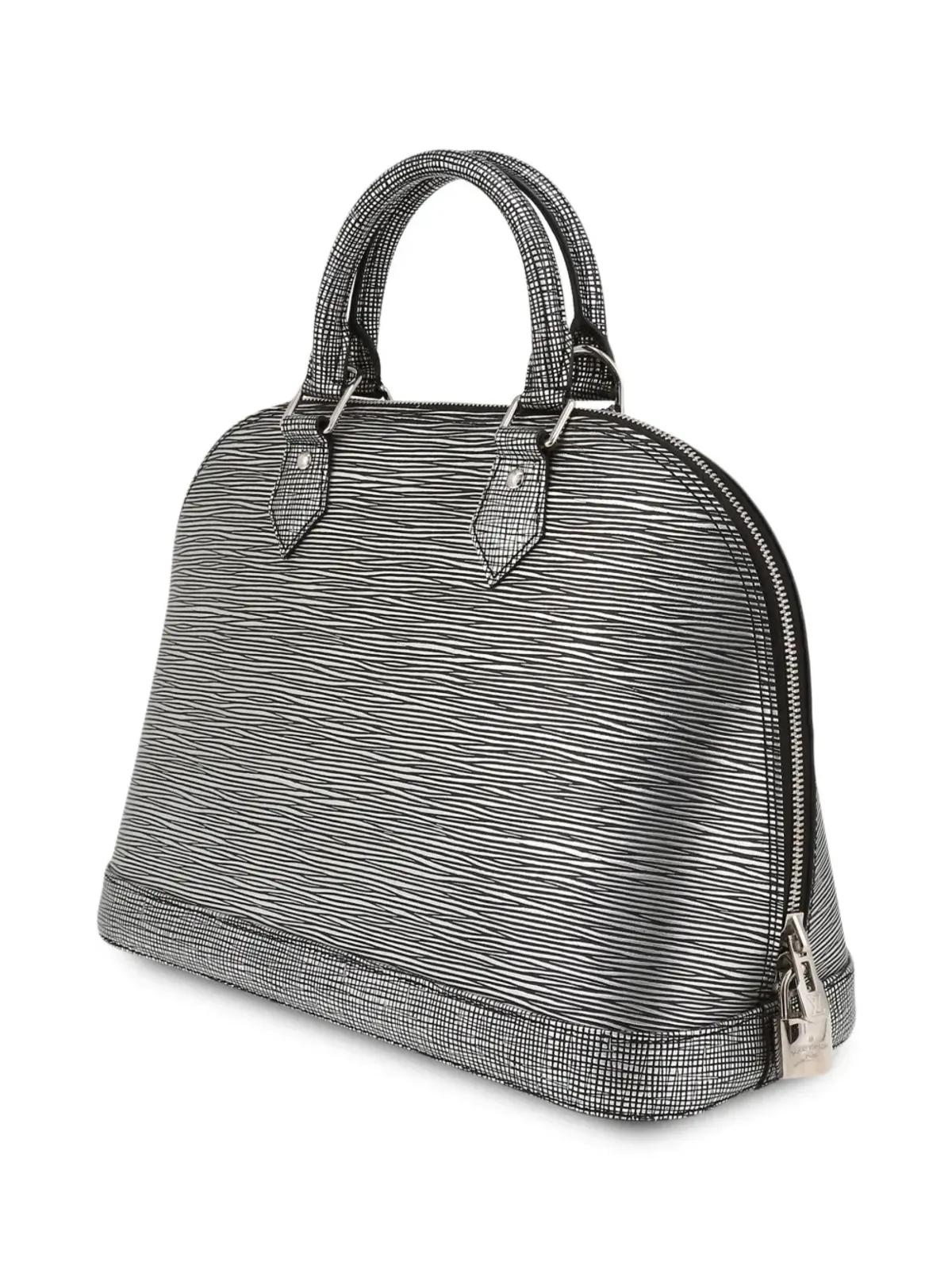 Louis Vuitton ビンテージ Épi ミディアム アルマ 2ウェイ バッグ シルバー - 画像2