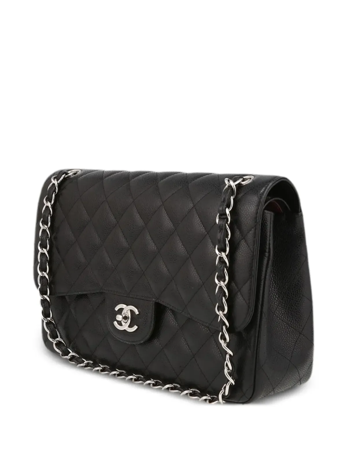 CHANEL ビンテージ 2015年 ジャンボ Timeless ショルダーバッグ - ブラック - 画像5