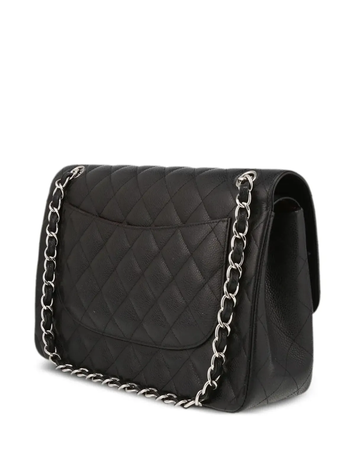 CHANEL ビンテージ 2015年 ジャンボ Timeless ショルダーバッグ - ブラック - 画像2