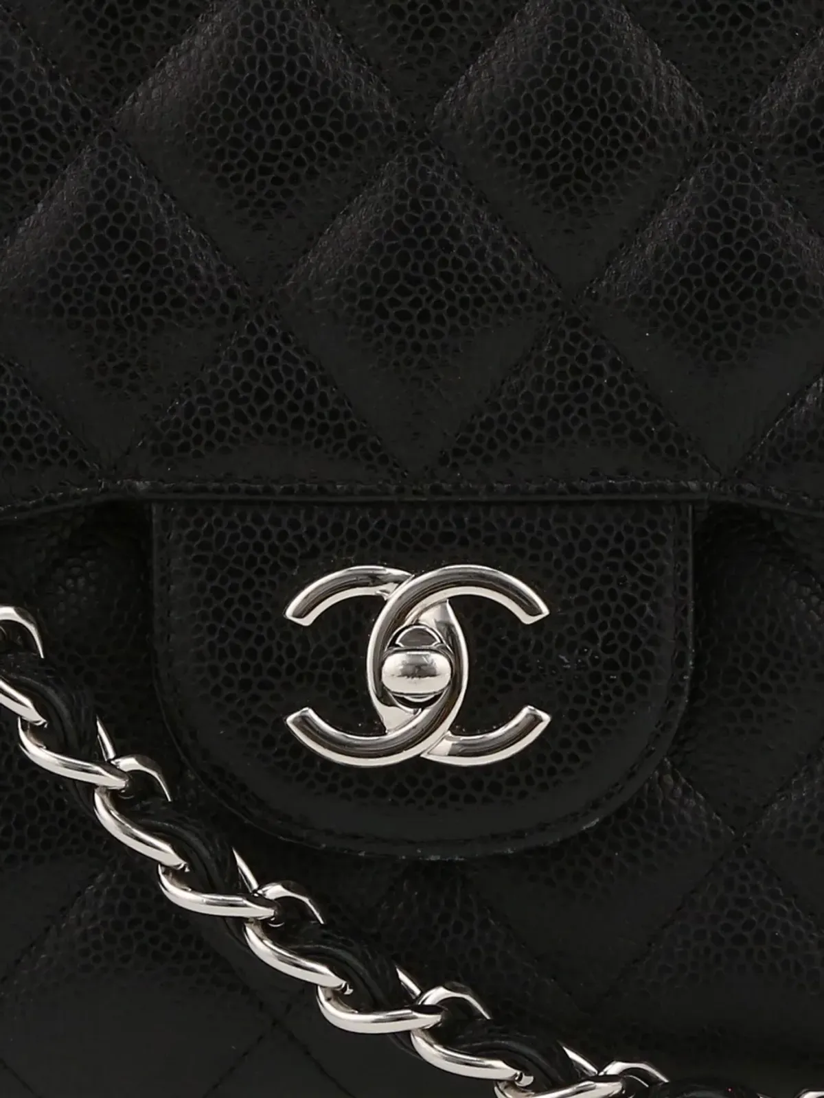 CHANEL ビンテージ 2015年 ジャンボ Timeless ショルダーバッグ - ブラック - 画像3
