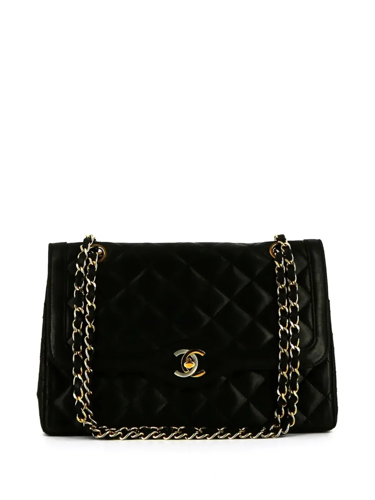 CHANEL ビンテージ 1994年 タイムレス ショルダーバッグ ブラック - 画像1