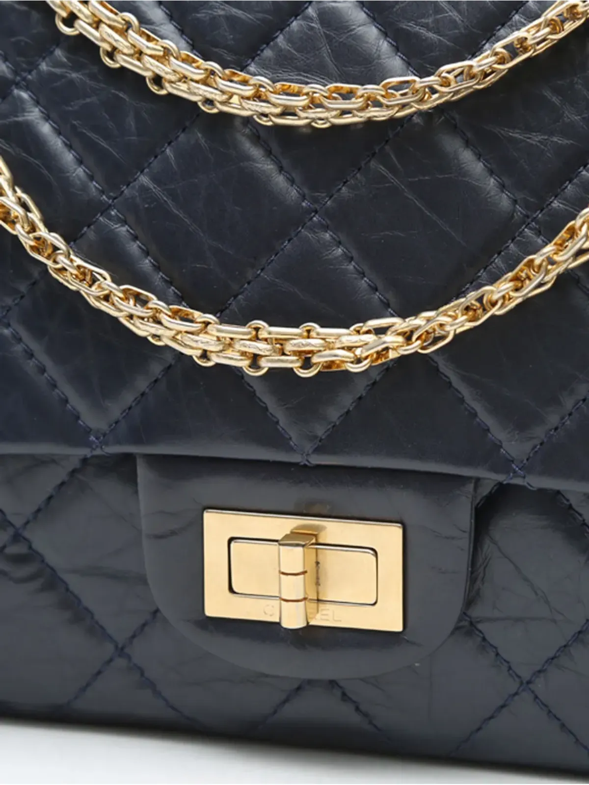 CHANEL ビンテージ 2011年 2.55 リシュー ショルダーバッグ - 画像2