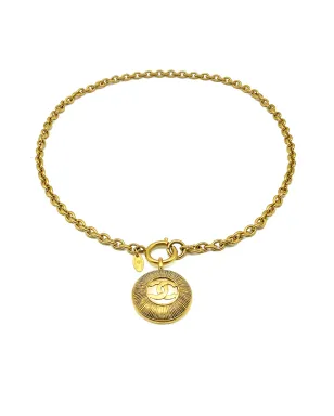 CHANEL ビンテージ 1980年代 サンバースト ネックレス - ゴールド - サムネイル3