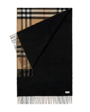Burberry チェック柄カシミヤ リバーシブル スカーフ - サムネイル2