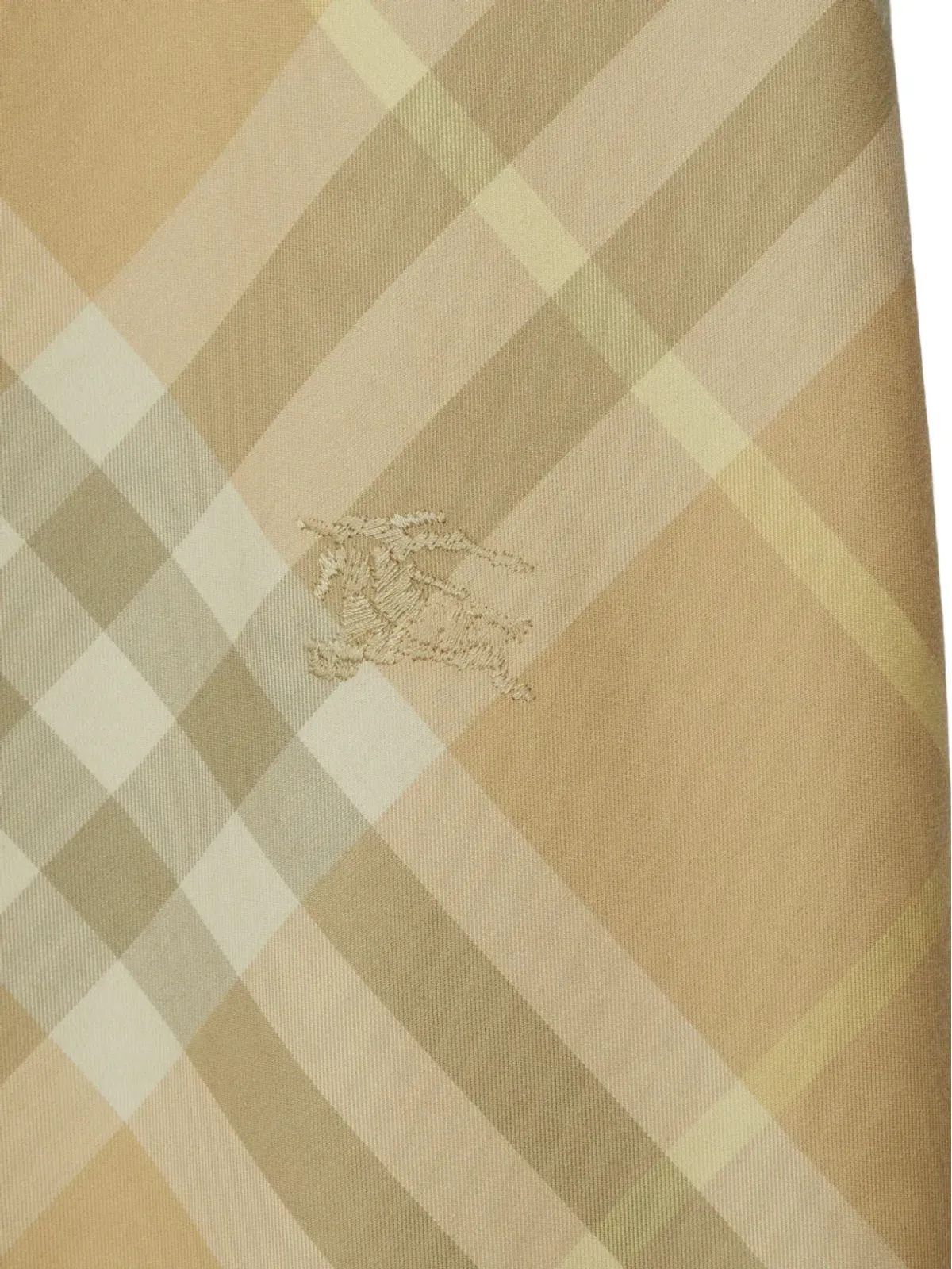 Burberry ビンテージ チェック柄 コットン シャツドレス - ベージュ系 - 画像5