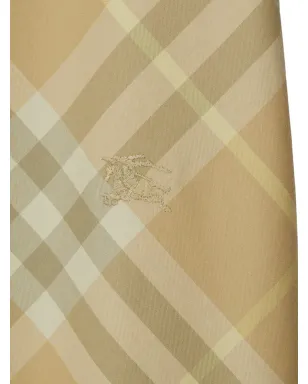 Burberry ビンテージ チェック柄 コットン シャツドレス - ベージュ系 - サムネイル5