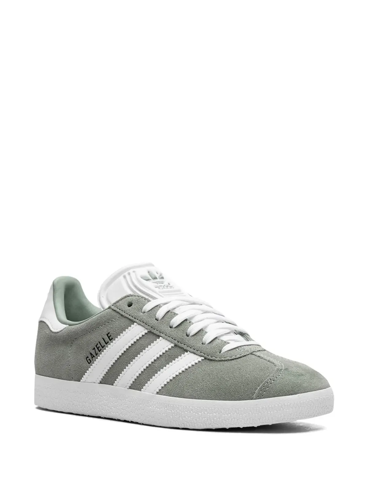 adidas Gazelle グレー/ホワイト スニーカー グリーン - 画像2
