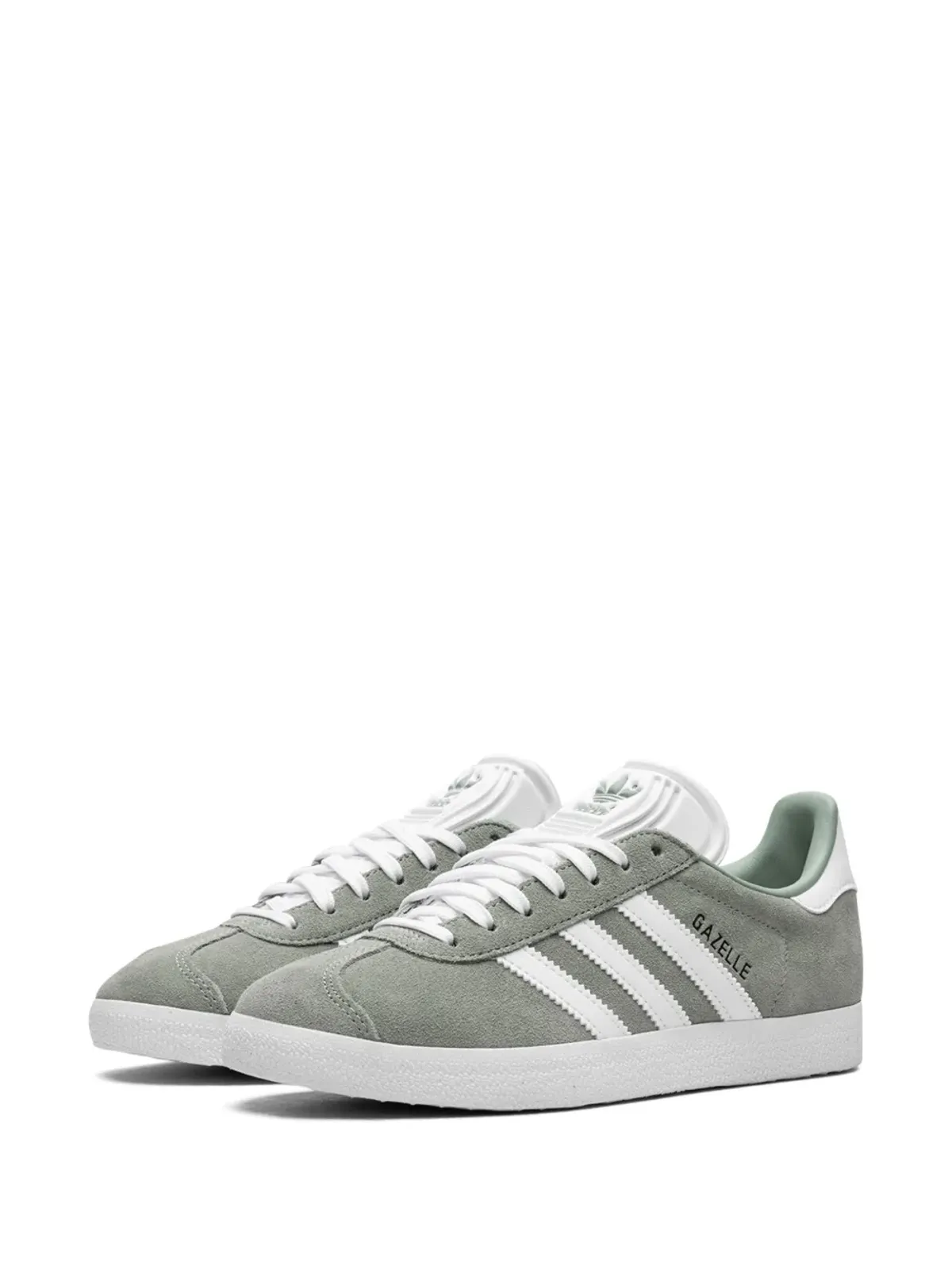 adidas Gazelle グレー/ホワイト スニーカー グリーン - 画像3
