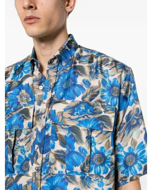 Moschino フローラルプリント シルクシャツ - サムネイル5