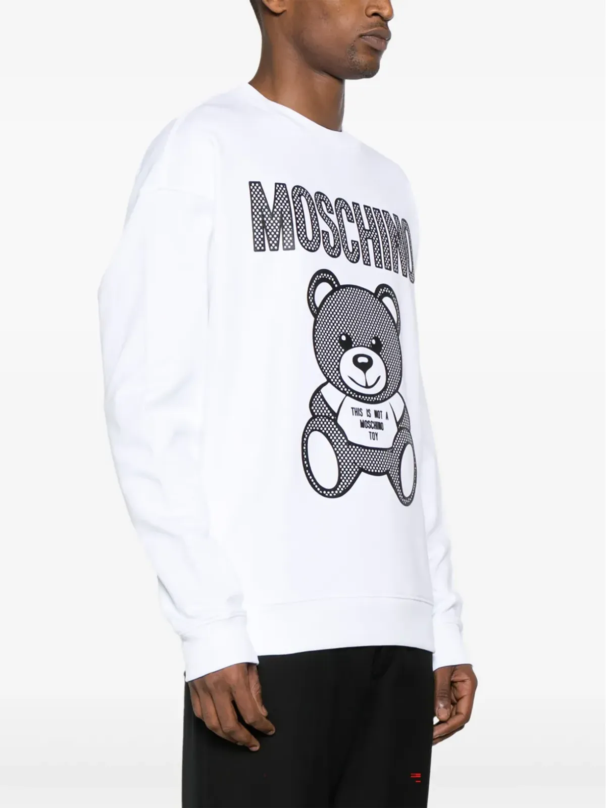 Moschino Teddy Bear ロゴプリント スウェットシャツ - ホワイト - 画像3