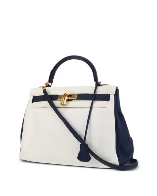 Hermès ビンテージ 2004年 ケリー32 ハンドバッグ - ホワイト - サムネイル5