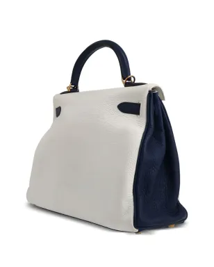 Hermès ビンテージ 2004年 ケリー32 ハンドバッグ - ホワイト - サムネイル2