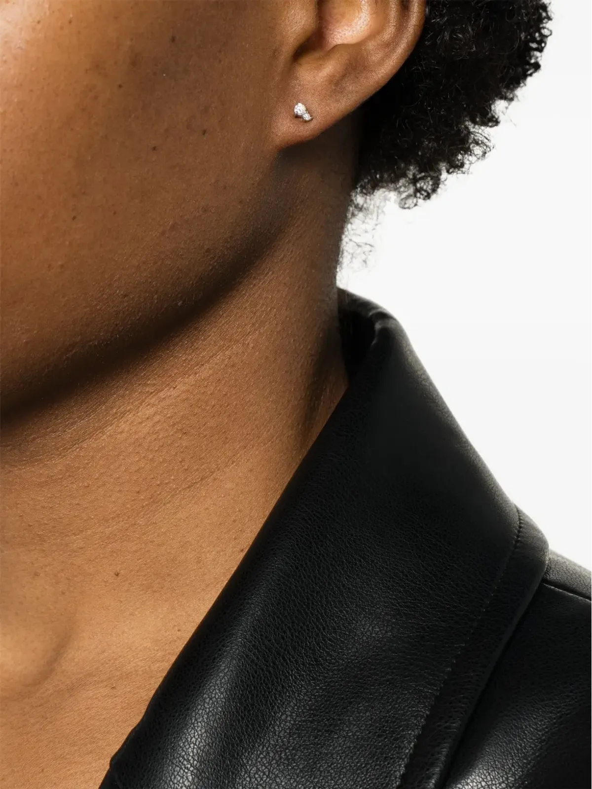 Adina Reyter アミーゴス ポストスタッド ピアス 14K イエローゴールド ダイヤモンド - 画像2