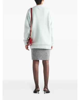 Prada カシミヤ ペンシルスカート - グレー - サムネイル3