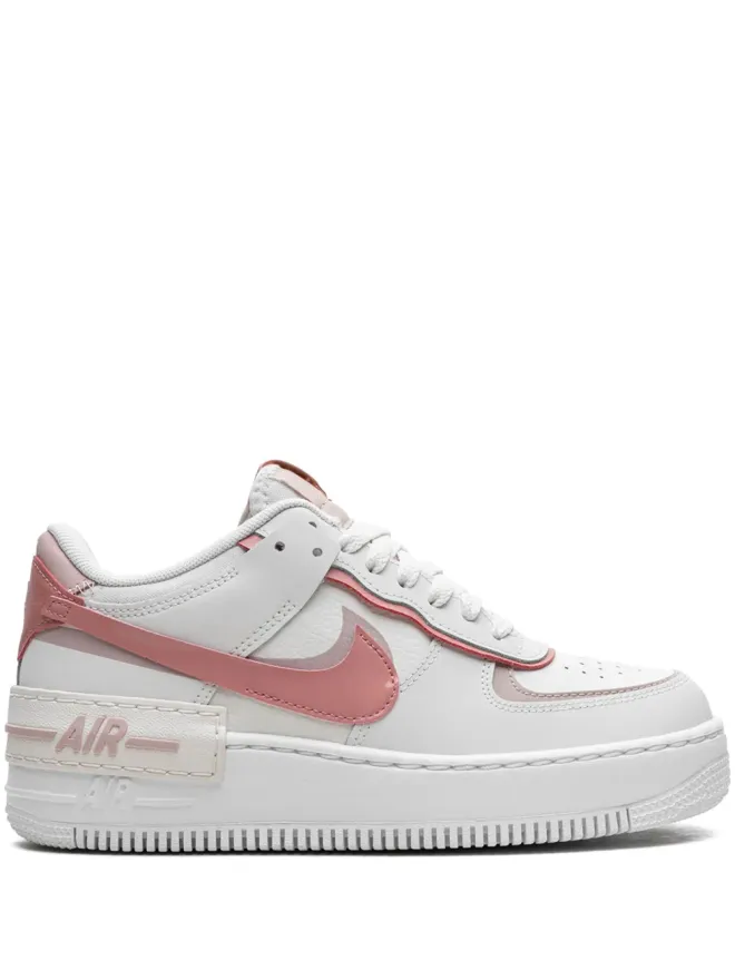 Nike Nike エアフォース1 Shadow ファントム/ピンクオックスフォード スニーカー - ホワイトの商品画像