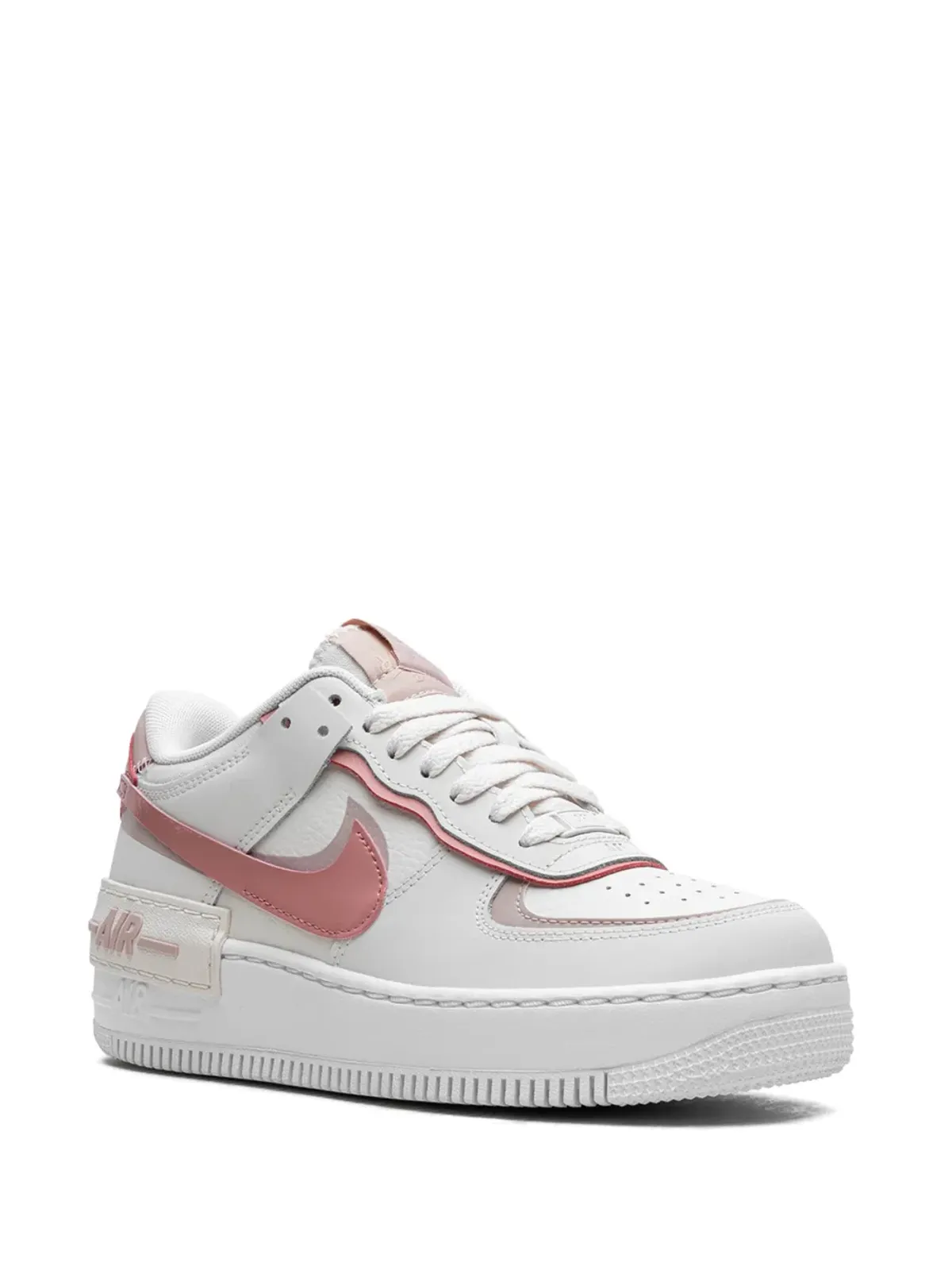 Nike エアフォース1 Shadow ファントム/ピンクオックスフォード スニーカー - ホワイト - 画像2
