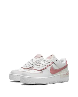 Nike エアフォース1 Shadow ファントム/ピンクオックスフォード スニーカー - ホワイト - サムネイル3