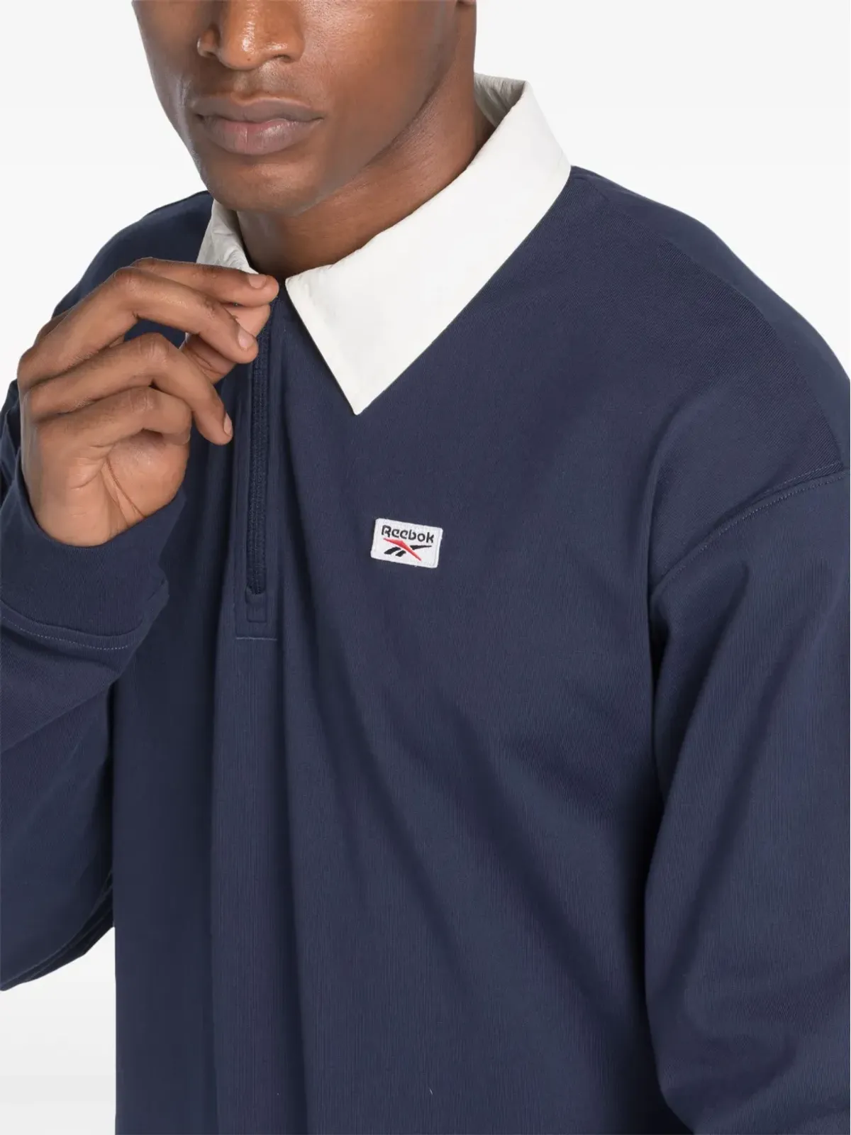 Reebok Court Sport quarter-zip sweatshirt - Blue - 画像5