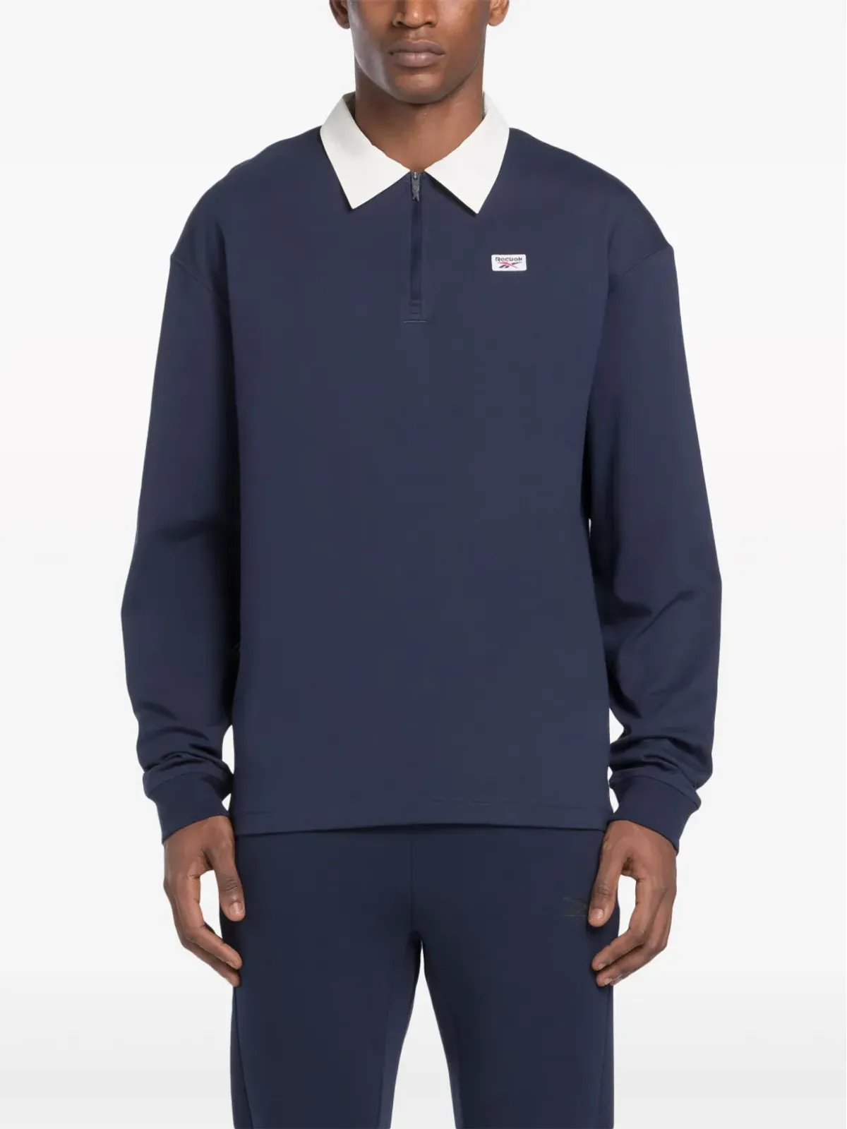 Reebok Court Sport quarter-zip sweatshirt - Blue - 画像2
