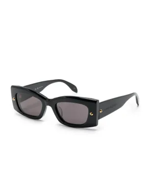 Alexander McQueen Eyewear Bold ロゴプリント サングラス - サムネイル2