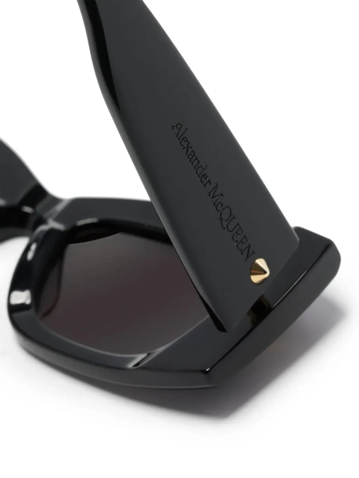 Alexander McQueen Eyewear Bold ロゴプリント サングラス - 画像3