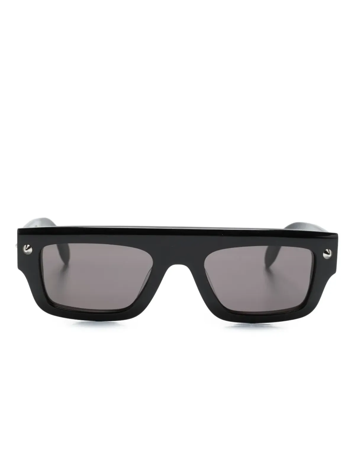 Alexander McQueen Eyewear 矩形フレームサングラス - 画像1