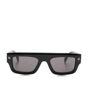 Alexander McQueen Eyewear 矩形フレームサングラス - サムネイル1