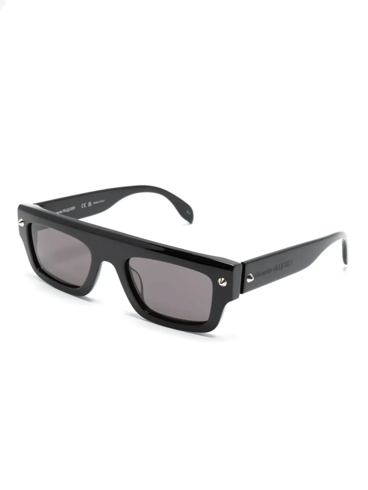 Alexander McQueen Eyewear 矩形フレームサングラス - 画像2