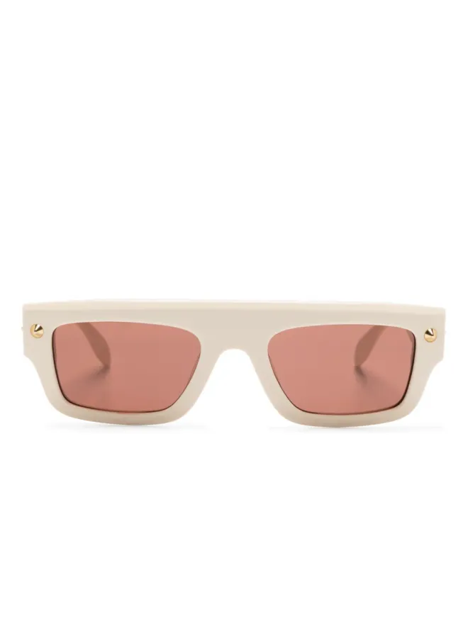 Alexander McQueen Eyewear Alexander McQueen Eyewear レクタンギュラーフレーム サングラスの商品画像