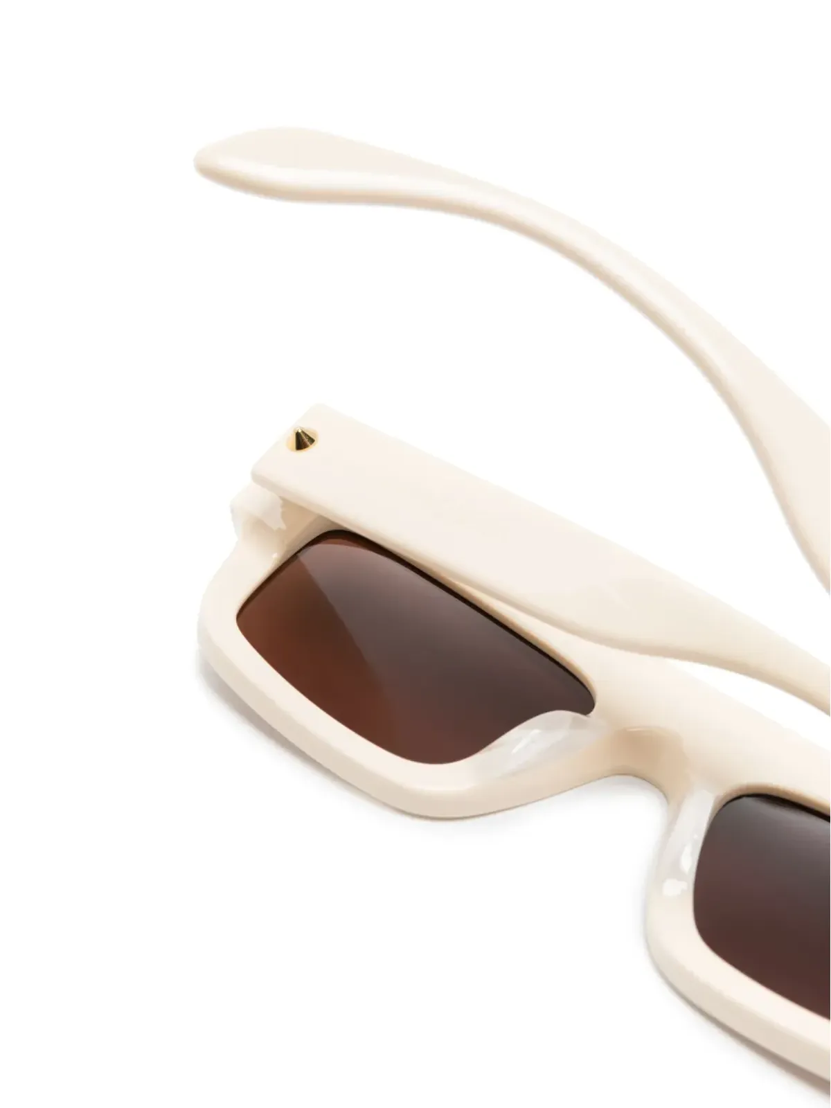 Alexander McQueen Eyewear レクタンギュラーフレーム サングラス - 画像3