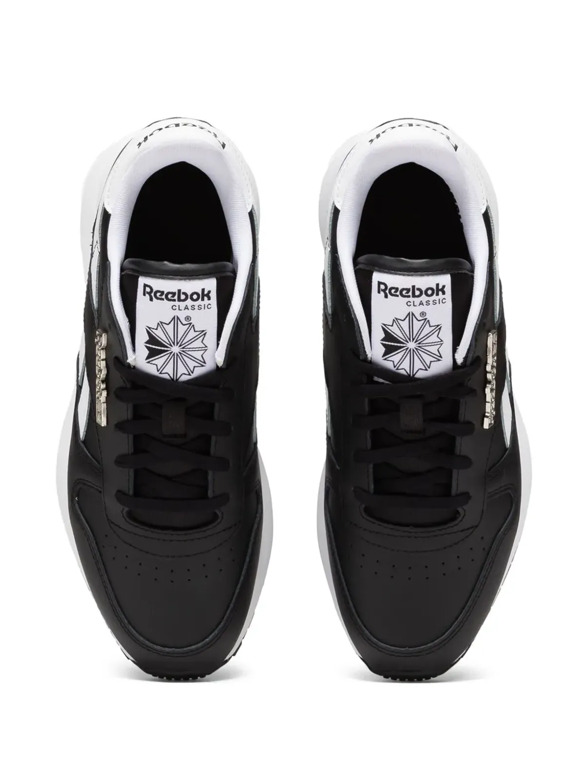 Reebok Classic フェイクレザー スニーカー ブラック - 画像5