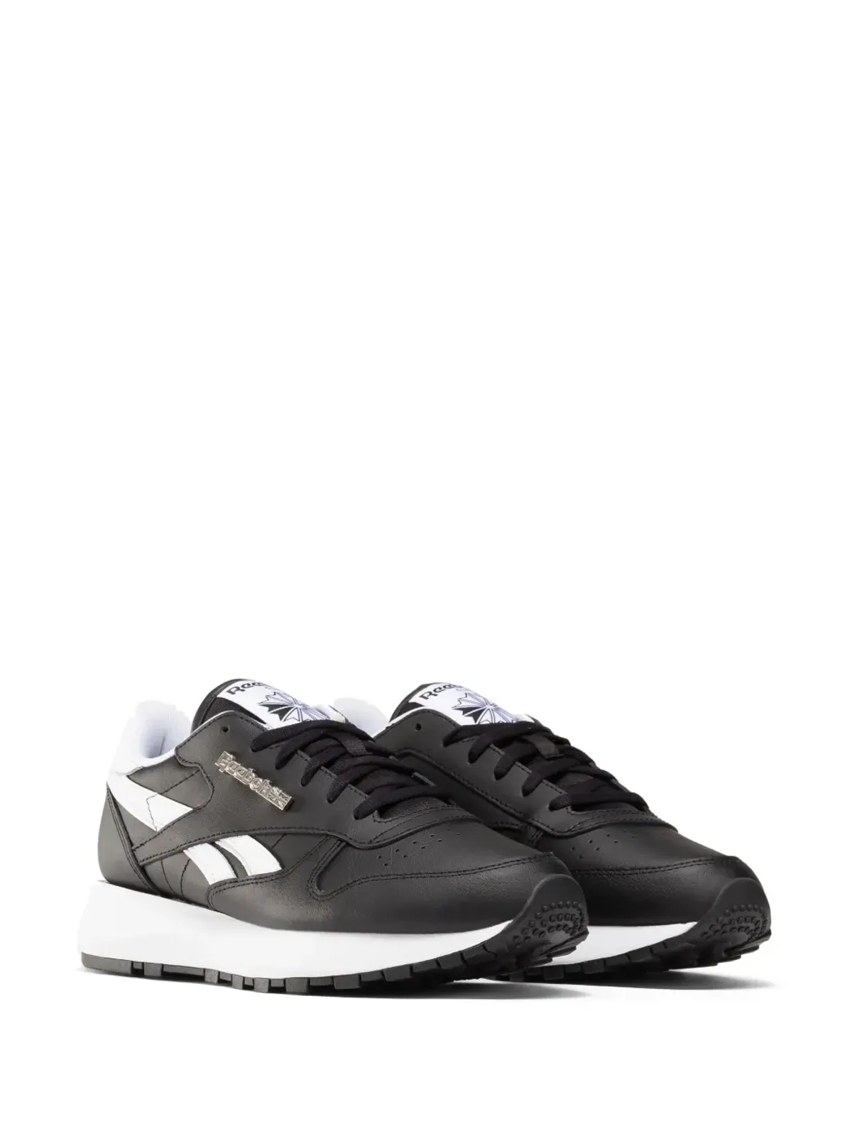 Reebok Classic フェイクレザー スニーカー ブラック - 画像2