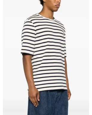 Jil Sander ストライプ柄リブ編みコットンTシャツ - ニュートラルカラー - サムネイル3