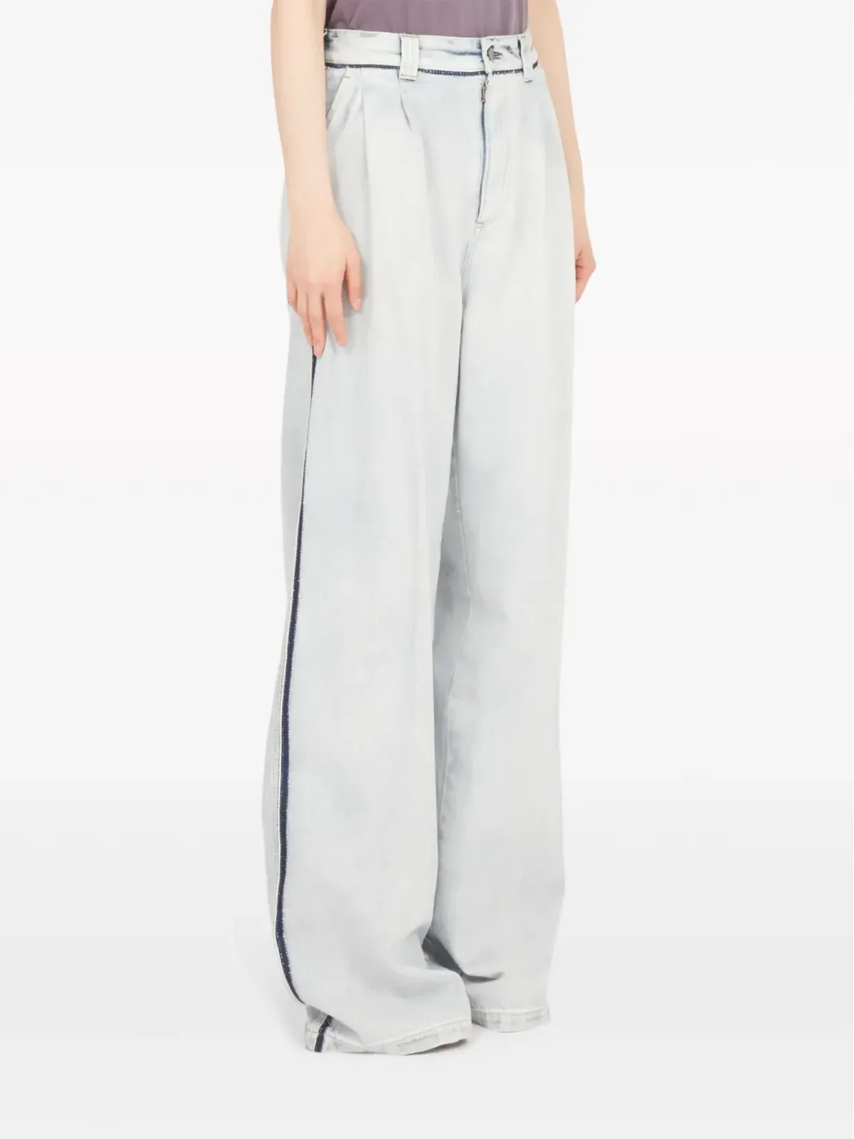 Maison Margiela メモリー ワイドレッグ ジーンズ - 画像3