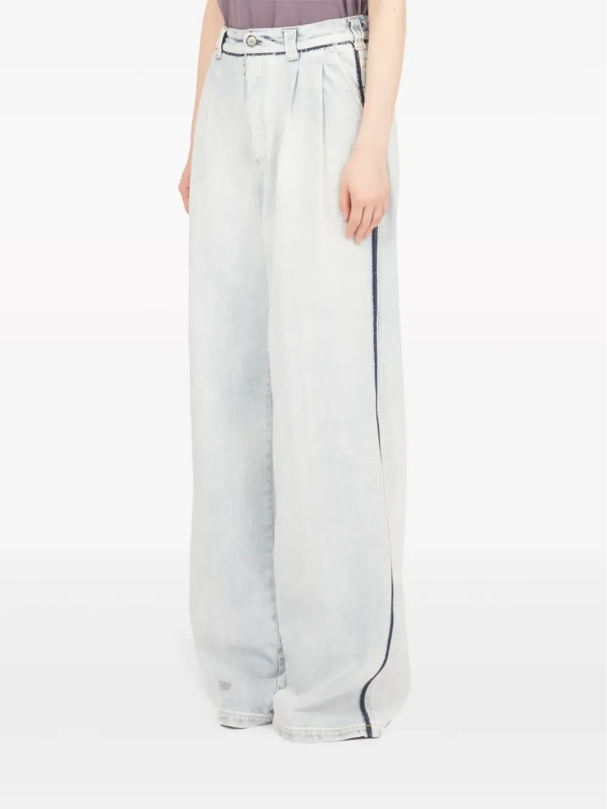 Maison Margiela メモリー ワイドレッグ ジーンズ - 画像4