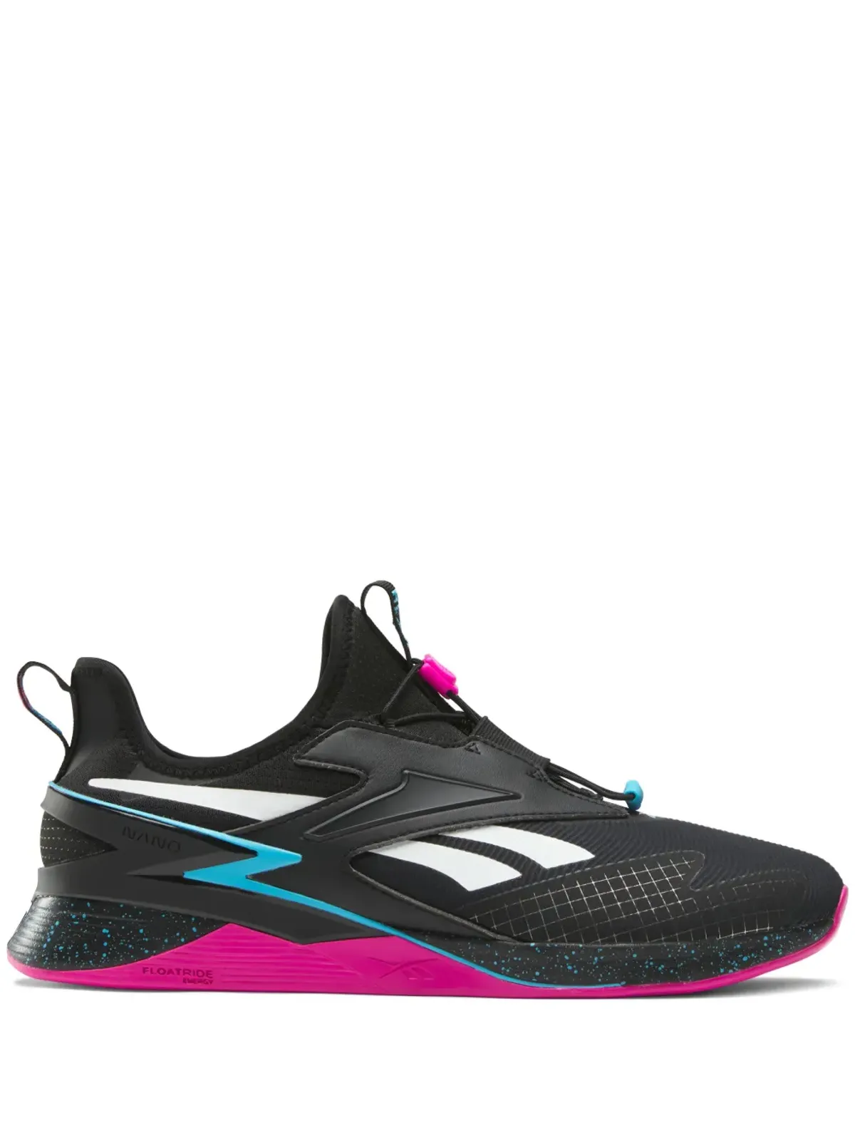 Reebok ナノ X3 フォーニング スニーカー ブラック - 画像1
