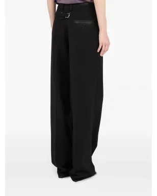 Maison Margiela ストレートレッグ ギャバジンウール パンツ ブラック - サムネイル5