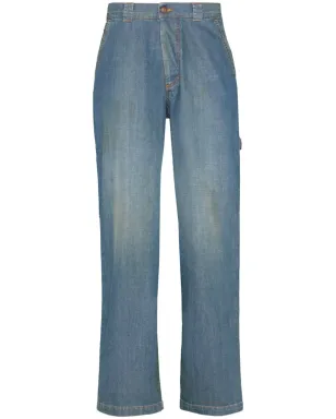Maison Margiela アメリカーナ ワイドレッグジーンズ - ブルー - サムネイル1