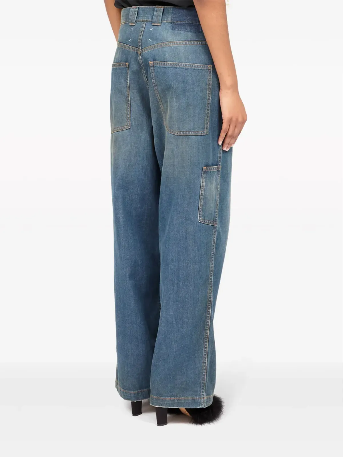 Maison Margiela アメリカーナ ワイドレッグジーンズ - ブルー - 画像5