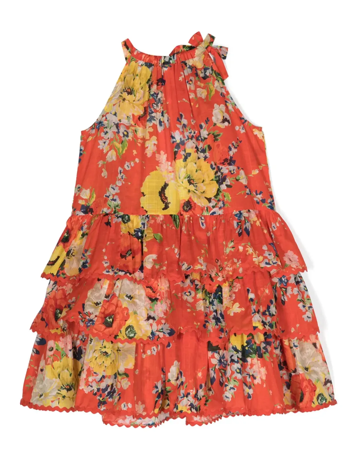 ZIMMERMANN Kids アルライト コットン ワンピース - 画像2